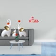thumbnail image 2 of Esculturas De Familia De Elefantes Y Figuras De Ciervos Durmiendo, Estatuas De Animales, Manualidades Para Escritorios, Salas De Estar, Dormitorios, Cocinas, Comedores, Decoraciones De Mesa., 2 of 8
