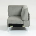 thumbnail image 3 of Modular Sectional Sofa Corner Seat,Middle Seat Module Couch,Gray, 3 of 8