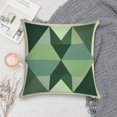 thumbnail image 5 of Green And Beige Modern Art Geometric Pillow Covers,Green And Beige Modern Art Geometric Throw Pillow Covers 20"×20" ,Living Room Sofa Couch Pillow Covers,Decorative Pillow Covers, 5 of 7