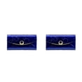 thumbnail image 2 of Guardurnaity Cartera de cuero para mujer, elegante tarjetero Rectangular de gran capacidad, bolsillo con cremallera, carpeta de fotos, monedero, Azul Tipo 1 2Conjunto, 2 of 6