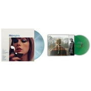 Midnights (X) (Moonstone Blue LP Vinyl) & Taylor Swift - Evermore (Translucent Green Vinyl/2LP)