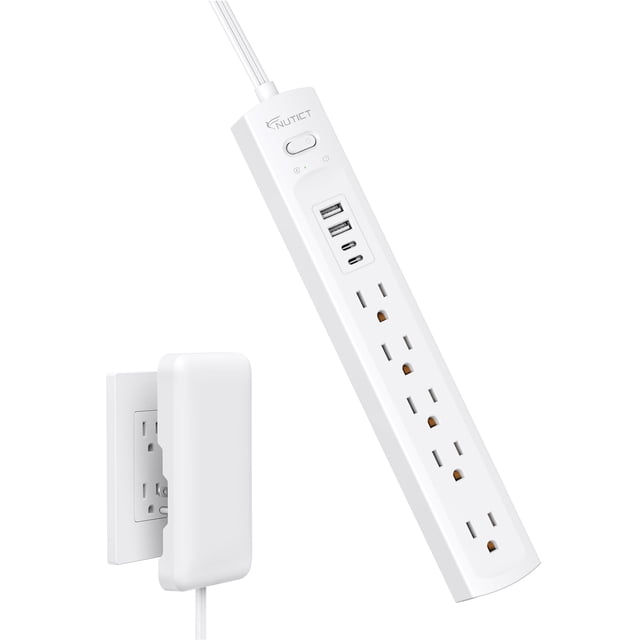 Cable de extensión Power Strip NUTICT Outlet Cover de 1 m con puerto USB