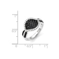 thumbnail image 3 of Solid 925 Sterling Silver and CZ Cubic Zirconia Anniversary Ring Band Size 5.5, 3 of 4