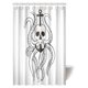 thumbnail image 1 of Cortina de Ducha Náutica ABPHQTO Calavera Pulpo y Ancla Pirata 120x180 cm, 1 of 2