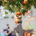 thumbnail image 1 of Border New Product Christmas Dog Car Hanger Christmas Decoration Acrylic Car Hanger Home Hanger, 1 of 3