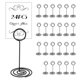 thumbnail image 3 of 24 Pack Table Number Holder Wedding Table Name Card Holder Clips Picture Memo Note Photo Stand (Blac, 3 of 5