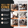 thumbnail image 3 of BalanceFrom Multifunctional Home Gym Workout Station with Floor Mat & 160 lb. Weight Stack, 3 of 10