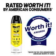Raid Defense System Insect Killer, Indoor and Outdoor Home Defense Bug Spray for Ants, Roaches, Spiders and Flies, 15 oz