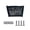 32 20 26cm-coarse net, variant on Practical Motorbike & Electric Scooter Accessory Net Motorcycle Storage Net Electric Scooter Cargo Net Simple Installs