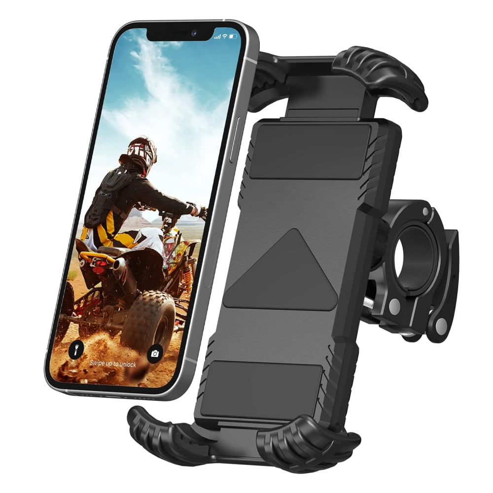 Bike Phone Mount - Universal Holder for Motorcycle Handlebars, Scooter, Fits for Galaxy S20 S8/iPhone 12 11 Pro Max And 4.7"- 6.8" Cellphone - Walmart.com
