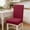 Red, variant on WZXPWT Set Of 2 Chair Covers, Thickened Elastic Dining Seat Covers with Jacquard Pattern, Retractable Stretchable Furniture Protectors, Washable Seat Slipcovers for Home Decor