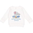 thumbnail image 2 of Inktastic My Great Grandpa Loves Me Cute Elephants Clouds Moon Stars Toddler Sweatshirt, 2 of 4