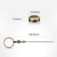 thumbnail image 3 of facefd Mobile Phone Lanyard Temperature-Sensitive Color Changing Ring Buckle Short Lanyard Black, 3 of 5