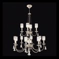 thumbnail image 2 of Fine Art Handcrafted Lighting 584740-2ST Eaton Place Silver Twelve-Light Two-Tier, 2 of 2