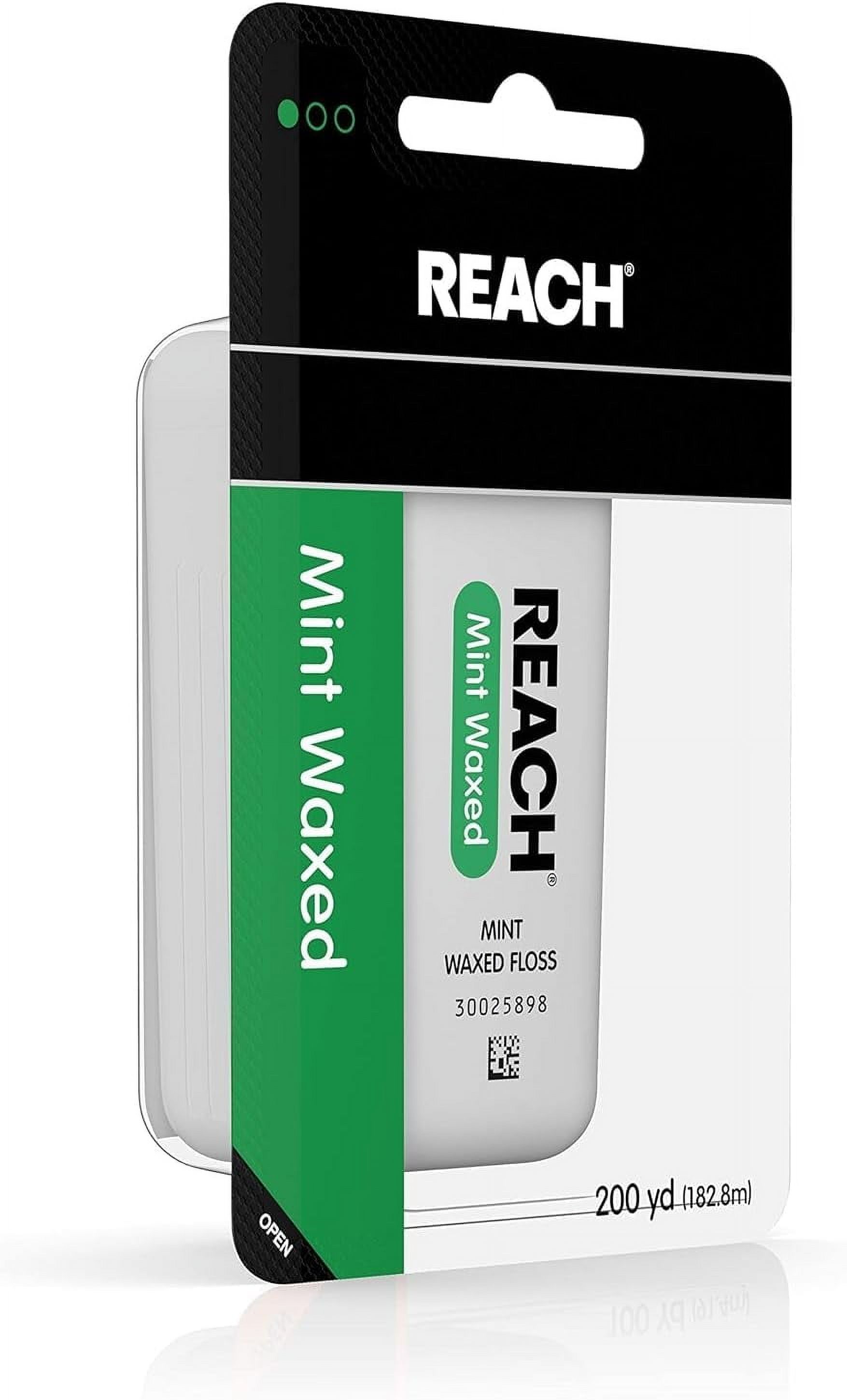 Reach Mint Waxed Floss 200 Yards (Packs of 7)