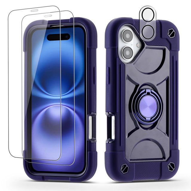 Funda de teléfono Cookiver para iPhone 16 Plus de 6.7 pulgadas con acceso.