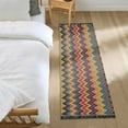 thumbnail image 3 of Yayeee Runner Rug for Bedroom 2'x6' Machine Washable Hallway Non Slip Mat, Brown Geometric, 3 of 8