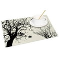 thumbnail image 4 of SUNOLIFE Halloween Placemats Set of 4,Horror Crow Table Decorations 12x18 inch, 4 of 4