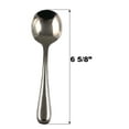 thumbnail image 3 of Mainstays Fleetline Adult Stainless Steel Soup Spoon,3-Pack, Silver, 3 of 7