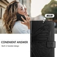 thumbnail image 4 of for Samsung Galaxy A22 4G Phone Case Wallet Protective Case leather Cover with magnetic closed cBlackit card slot shockproof protection phone case, 4 of 7