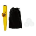 thumbnail image 1 of Kazoo con bolsa de almacenamiento, regalo educativo portátil, juguete musical, recuerdos de fiesta para adultos, niños, principiantes, amantes de la oro, 1 of 8