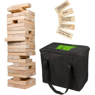  Homeware Deluxe Drunken' Tower The Grab A Piece Adult Party  Game with Exclusive Matty's Toy Stop Storage Bag - Adult Party Game : Toys  & Games