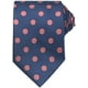 thumbnail image 1 of Corbatas de puntos para hombres INSPIRE CHIC para el Día del Padre, corbata autoajustable de 3.1" de ancho, corbata de satén para bodas, clásica de color azul profundo, talla única, 1 of 4