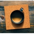 thumbnail image 3 of VViViD Self-Adhesive Cork 6 Inch by 6 Inch Square 0.08 Inch Thick Coaster Pack (24 Pack), 3 of 7