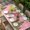 LightPink, variant on Blue Gnomes Christmas Table Cloths for 6 Foot Rectangle Tables, Xmas Tree Weeping Balls Snowflake Patio Waterproof Elastic Fitted Tablecloths, Washable Rectangular Table Cover for Camping