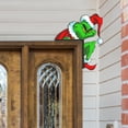 thumbnail image 5 of Grinch Christmas Decorations Grinch Decor the Grinch Christmas Santa Snowman Hat Door Corner Decoration Christmas, 5 of 5