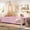Pink, variant on AUU Twin Size Floor Bed with Full-Length Safety Rails & Attached Side Shelf, Low‑Profile Platform Bed with Built‑In Storage, No Box Spring Required, for Bedroom or Guest Room