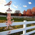 thumbnail image 2 of Bird wind chimes outdoor, bird memorial wind chimes, gift wind chimes, pigeon wind chimes, 2 of 5