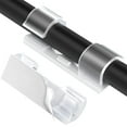 thumbnail image 1 of 48 clips adhesivos para cables, organizador de cables para TV, PC y escritorio., 1 of 5