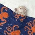 thumbnail image 2 of Yiaed Octopus Print Dog Blankets-Cat Blanket Washable for Couch Protection,Puppy Blanket, Soft Plush Reversible Throw Furniture Protector-Large, 2 of 8