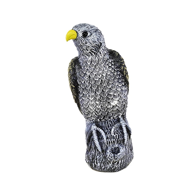 Figura de águila espantapájaros, escultura realista, protector de jardín, estatua de señuelo falsa, creativa para decoración de patios y granjas al Estilo B
