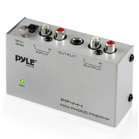 PYLE PP444 - Ultra Compact Phono Turntable Preamp (Best Phono Preamp For Turntable)