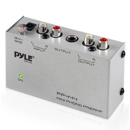 - PYLE PP444 - Ultra Compact Phono Turntable Preamp