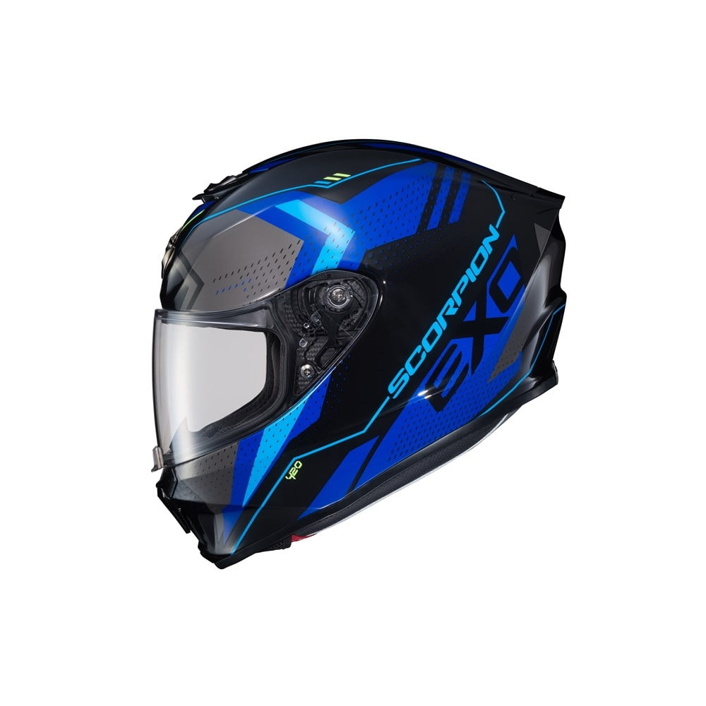 scorpion exo helmet blue