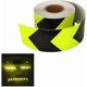 thumbnail image 1 of Qrity 1 Piece Reflective Warning Tape 33ft x 2" (10M x 5CM) Marked Arrow Warning Tape Safety Tape for Cars Trailer Trucks Road, 1 of 5