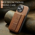 thumbnail image 5 of Designed for iPhone 11 Pro Case Wallet with RFID Blocking Card Holder PU Leather Credit Card Slots Cash Pocket Phone Cases for Men Women Back Flip Magnetic Clasp Protective Cover,Brown, 5 of 9