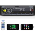 thumbnail image 1 of Estéreo de coche UNITOPSCI Pantalla LCD Bluetooth 5.0 de un solo DIN, 1 of 9