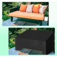 thumbnail image 4 of Funda para banco de jardín de 3 plazas Funda impermeable para banco de jardín Funda impermeable para muebles de jardín Anti-UV 210d Funda Oxford a prueba de polvo para banco de exterior - (162x66x89c JAMW Sencillez, 4 of 5