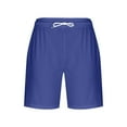 thumbnail image 4 of Simua Women's Solid Elastic Waist Drawstring Shorts | Casual Loose Fit Shorts for Summer Beach & Daily Wear, 4 of 6