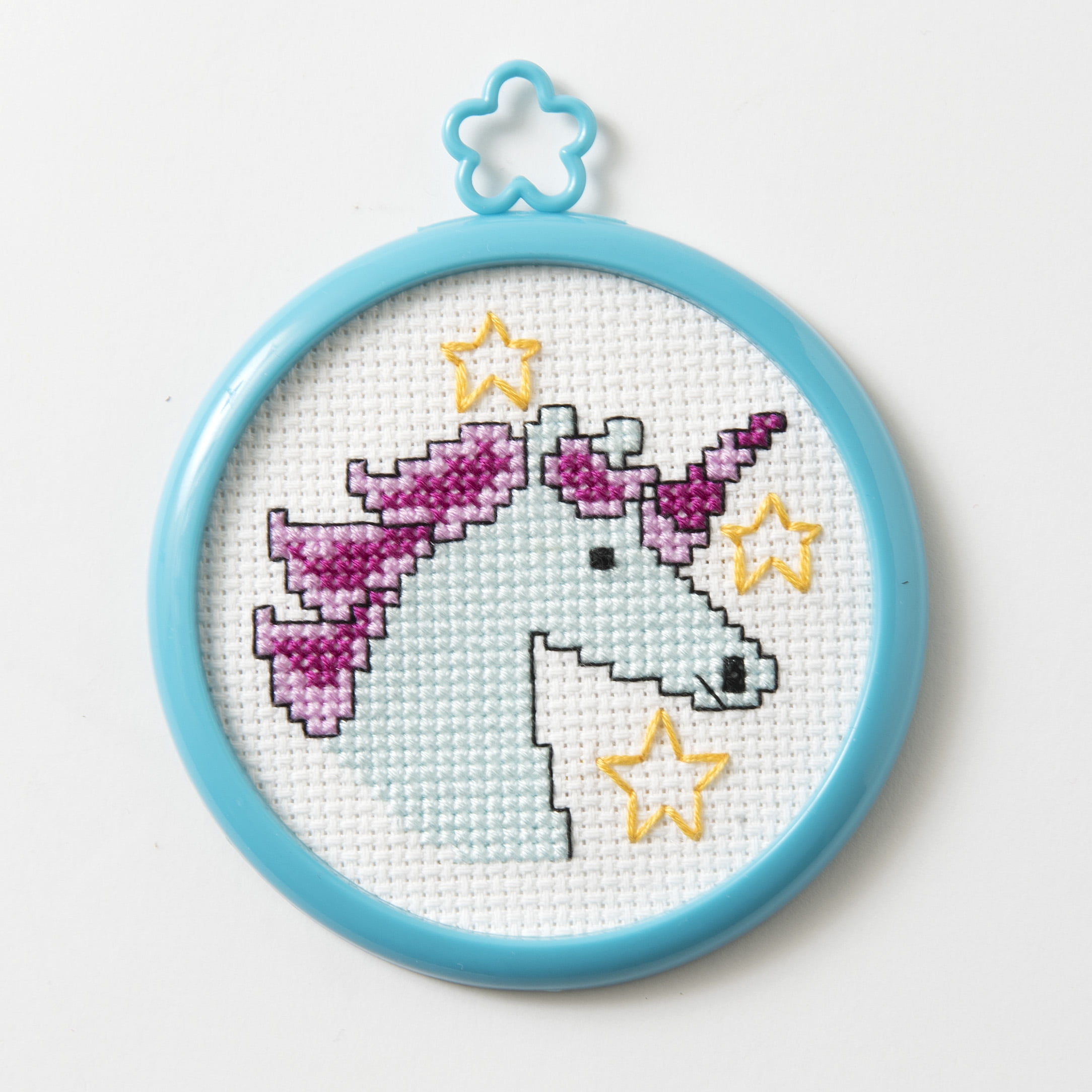 Povitrulya Counted Cross Stitch Kit 'Rainbow Unicorn' - DIY Embroidery  Bookmark Set for Girls with Paper Pattern, 16 Count Aida Cloth and  Pre-Sorted Floss in 2023