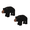 Black, variant on TUFFY® Zoo Toucan, 2-Pack Durable Dog Toys