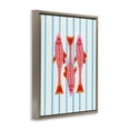 thumbnail image 2 of Stupell Industries Bohemian Bright Aquatic Fish on Stripes Brown Floating Frame Canvas Art, 17 x 21, by Indira Prieto | IndySign, 2 of 8