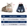 thumbnail image 2 of Soft Cat Cone, After Surgery Recovery for Cats & Kittens, Breathable, Adjustable Cat Cone to Stop Licking ,Foldable Water Resistant Cat Collar, Protective Collar for Kitten, for Cats Neck 7"-11.5",S, 2 of 7