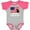 Baseball Heather and Hot Pink, variant on Inktastic Military Soldier Daddy Always My Hero Boys or Girls Baby Bodysuit