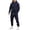 Navy #46, variant on DORKASM Jogging Suits for Men Activewear Work Out Hoodie and Sweatpants Set Casual Big and Tall Baggy Jumpsuit Red L