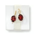 thumbnail image 5 of Ross-Simons 3.00 ct. t.w. Garnet Drop Earrings in 14kt Yellow Gold, Women's, Adult, 5 of 8